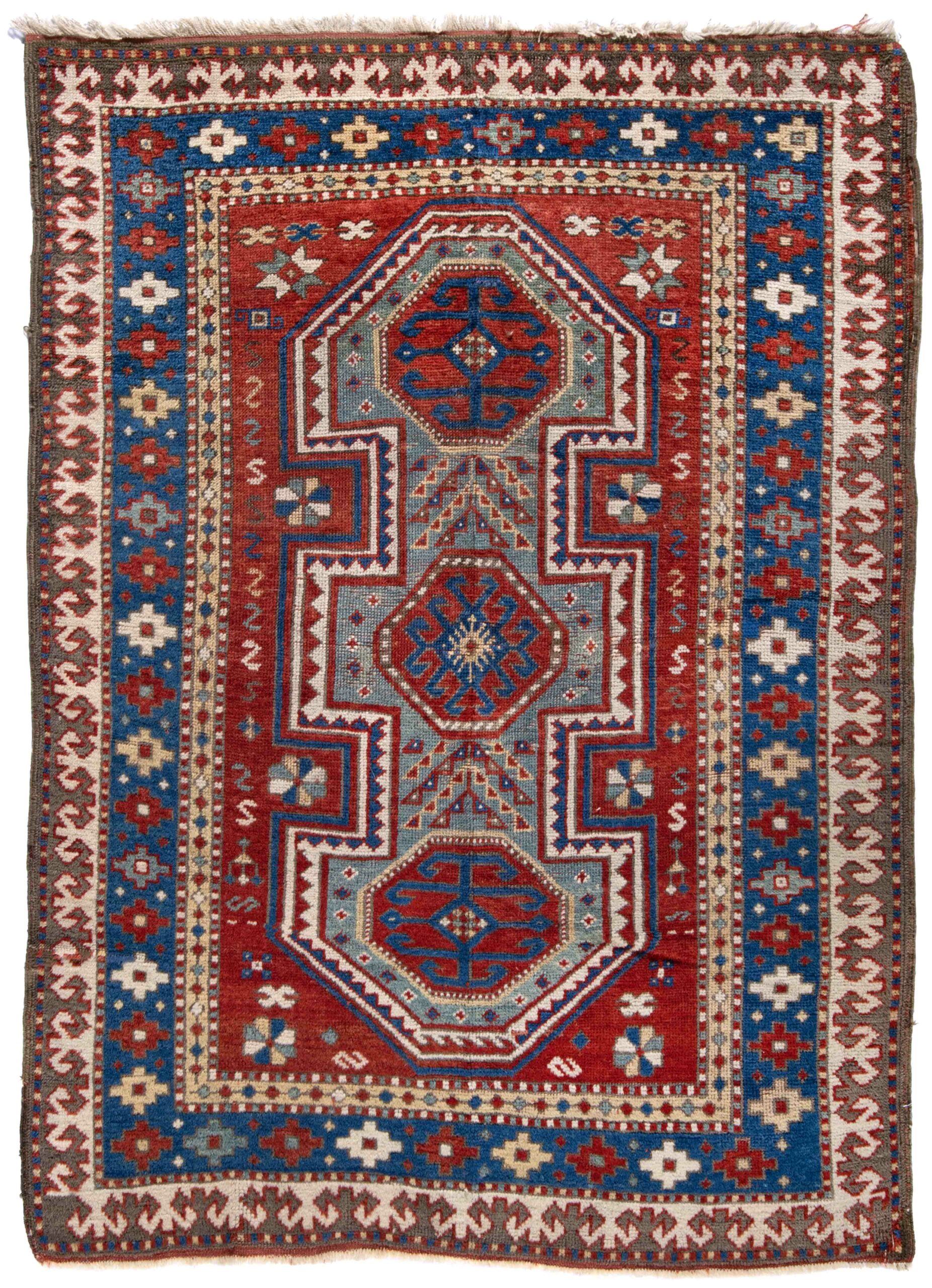 Caucasian Kazak 3'6"X4'11"