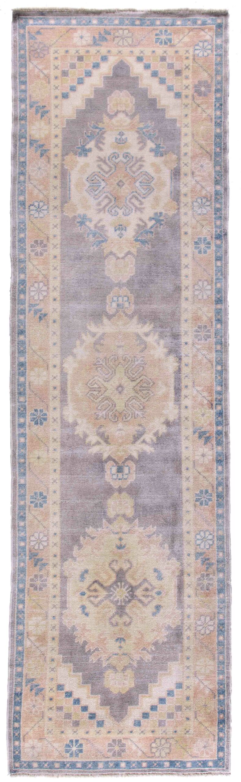 Oushak Runner Contemporary 3'2''X10'11''